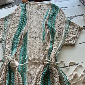 Chico’s Size 1 Sweater or Beach Cover-up